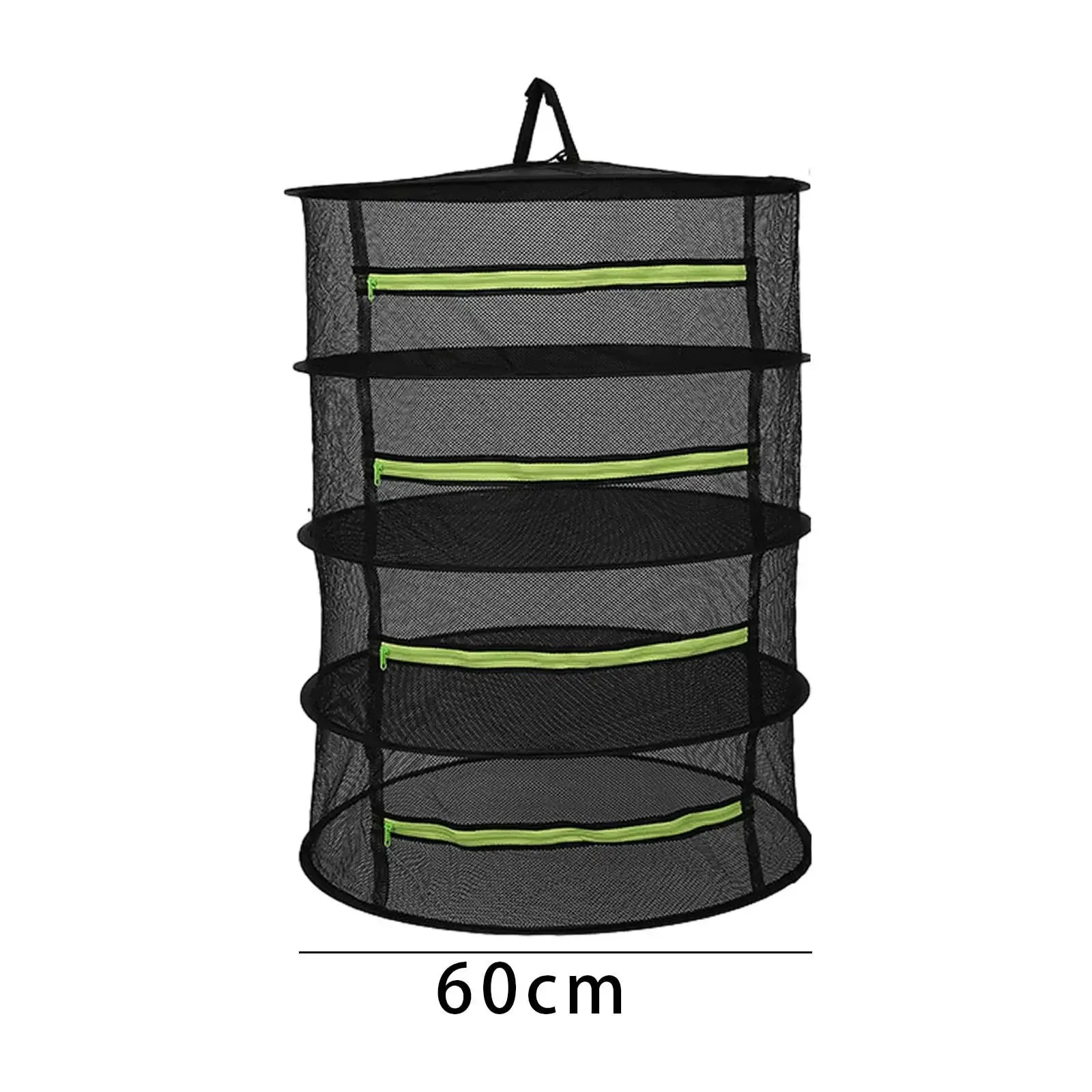 

Hanging Foldable Drying Rack, Horticultural Flower Planting, Closed Plant Drying Net, 2/4 Layer