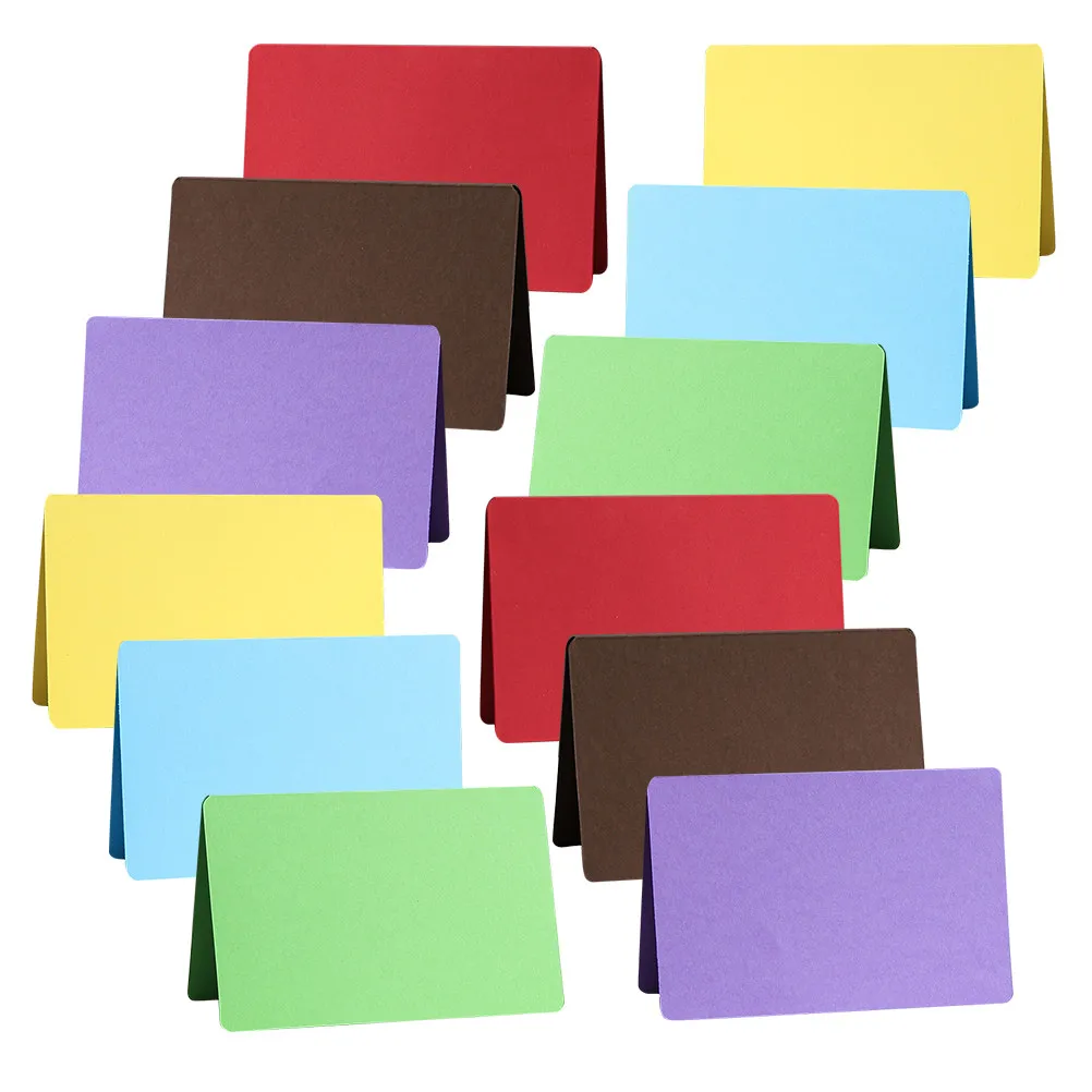 

30Pcs Blank Watercolor Folded Cards DIY Greeting Invitation Thank You Notes Compact Thick Paper for Artists Blank Greet Cards