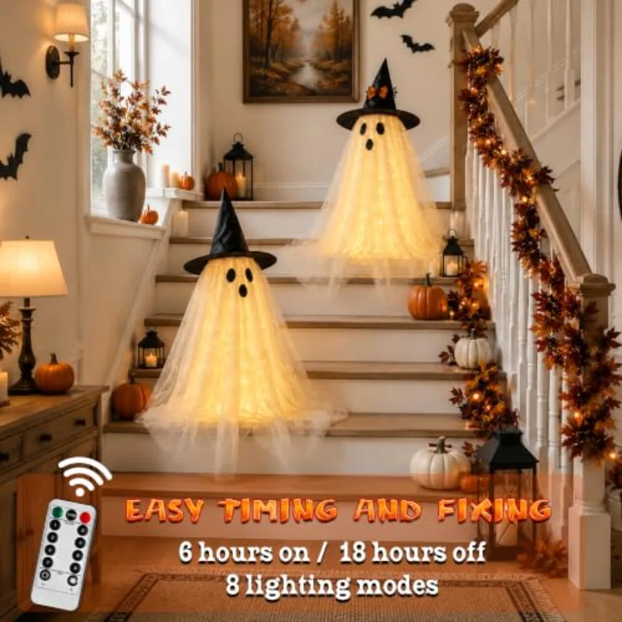 Ghost Lights on Stairwell