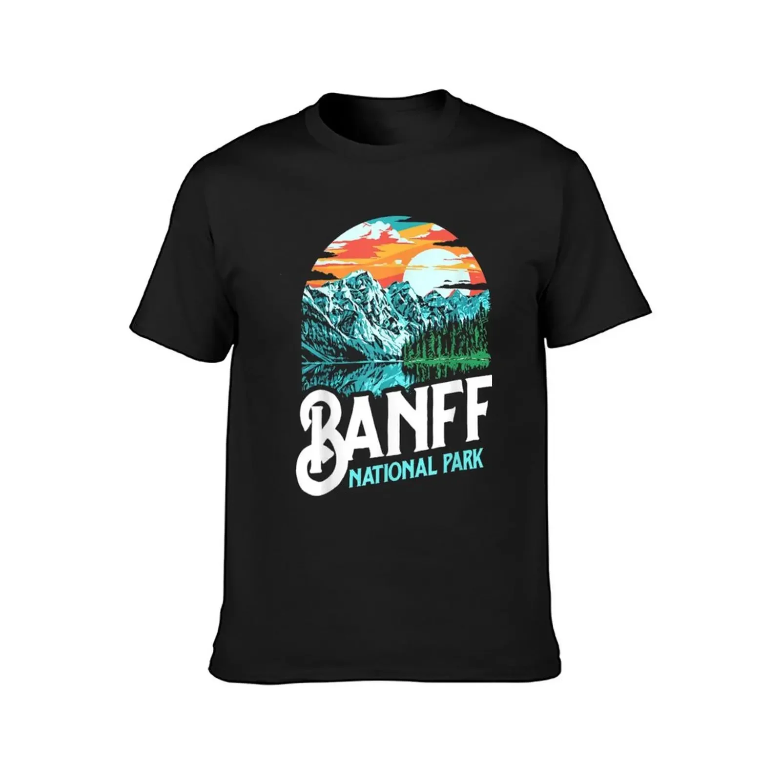 Banff National Park Lake Louise Canada Vintage T-Shirt anime t shirts mens fashion