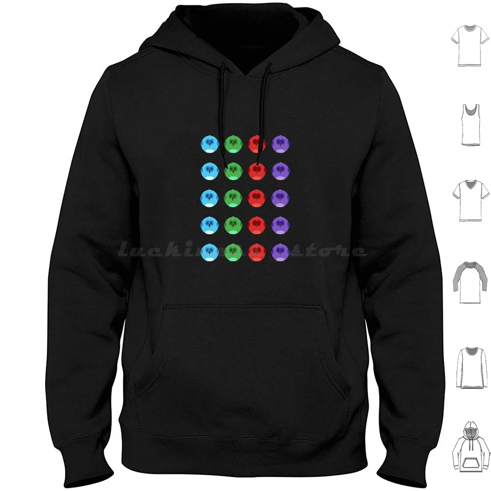 Flutter Dart Dash Classic Hoodie cotton Long Sleeve Flutter Dart Dash Flutter Dart Dash