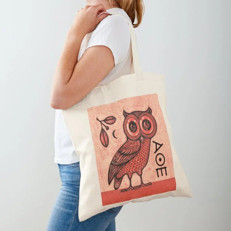 

Athena's Owl Tote Bag Gift bag Custom bag Lady sacs de shopping