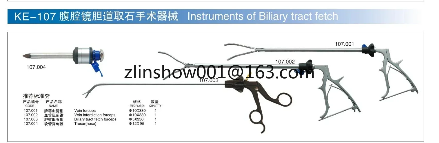 Laparoscopic Endoscopic thyroidectomy instruments