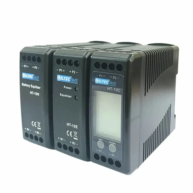 Heltec 12V Lead Acid Battery Equalizer 10A Active Balancer Lipo/Lifepo4 Connected in Parallel Series LCD Meter