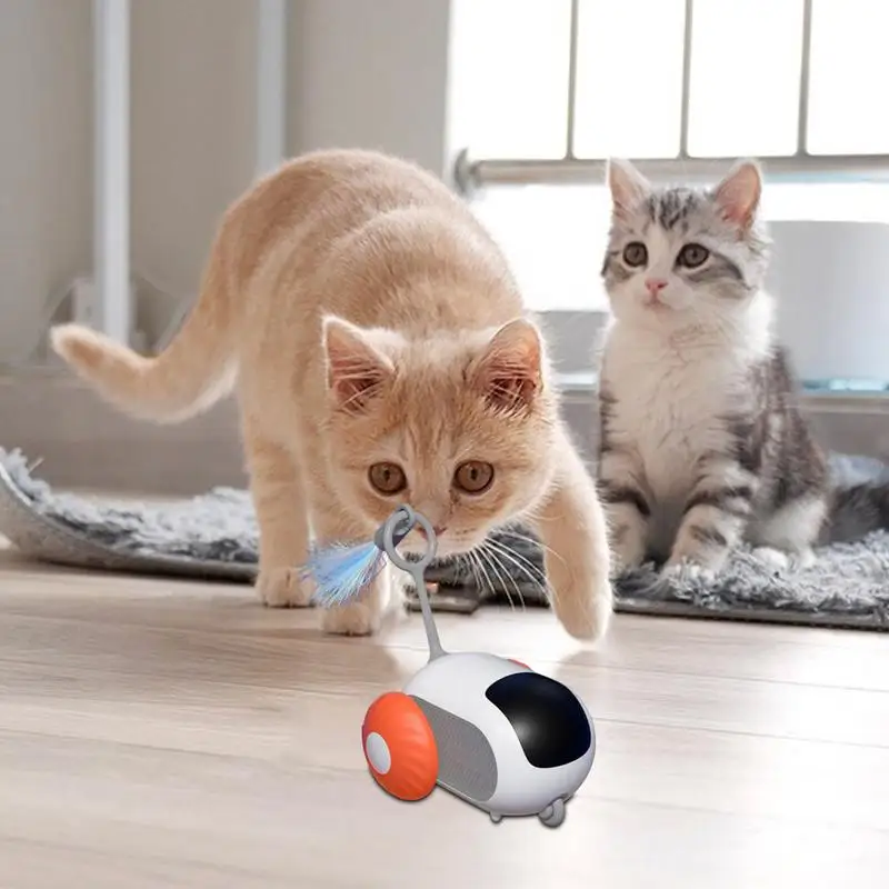 Smart Electric Cat Toy Automatic Mobile Cat Car Toy Automatic Cat Exercise Toys Smart Automatic Moving Cat Toys Moving Cat Toy