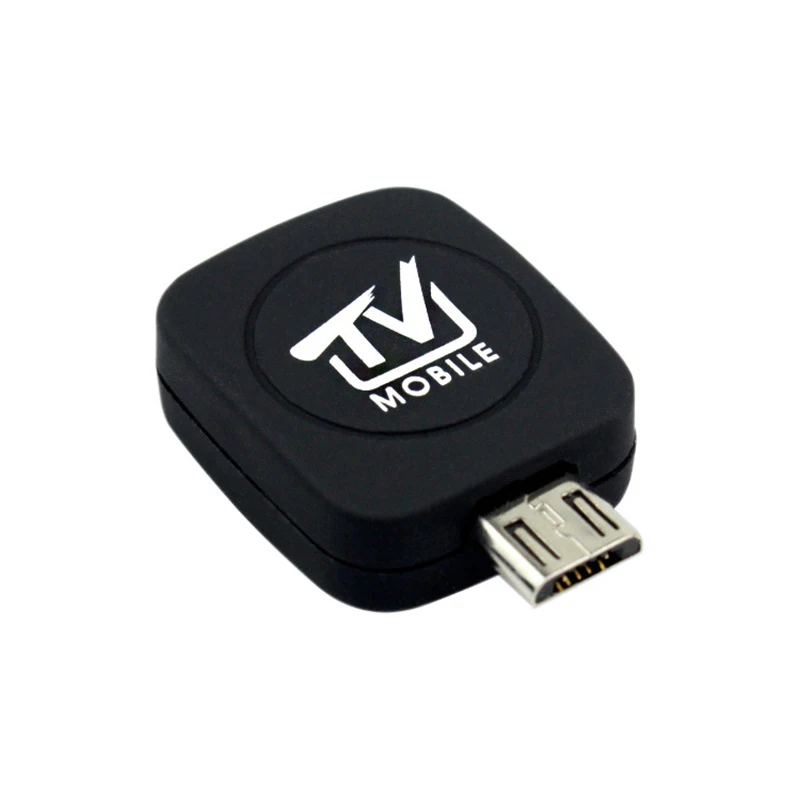 جهاز موالف تلفاز صغير dvb-t HD جهاز استقبال رقمي مايكرو USB مع هوائي للأندرويد للهاتف المحمول موالف التلفزيون