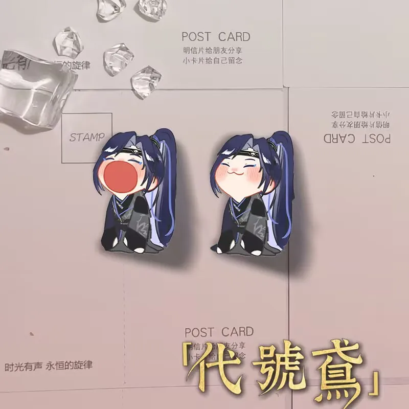 Spilla "Nome del codice: Aquilone" "Fu Rong, Sun Ce "distintivo acrilico 2D versione Q accessorio per studenti dei cartoni animati cosplay Ba Ji