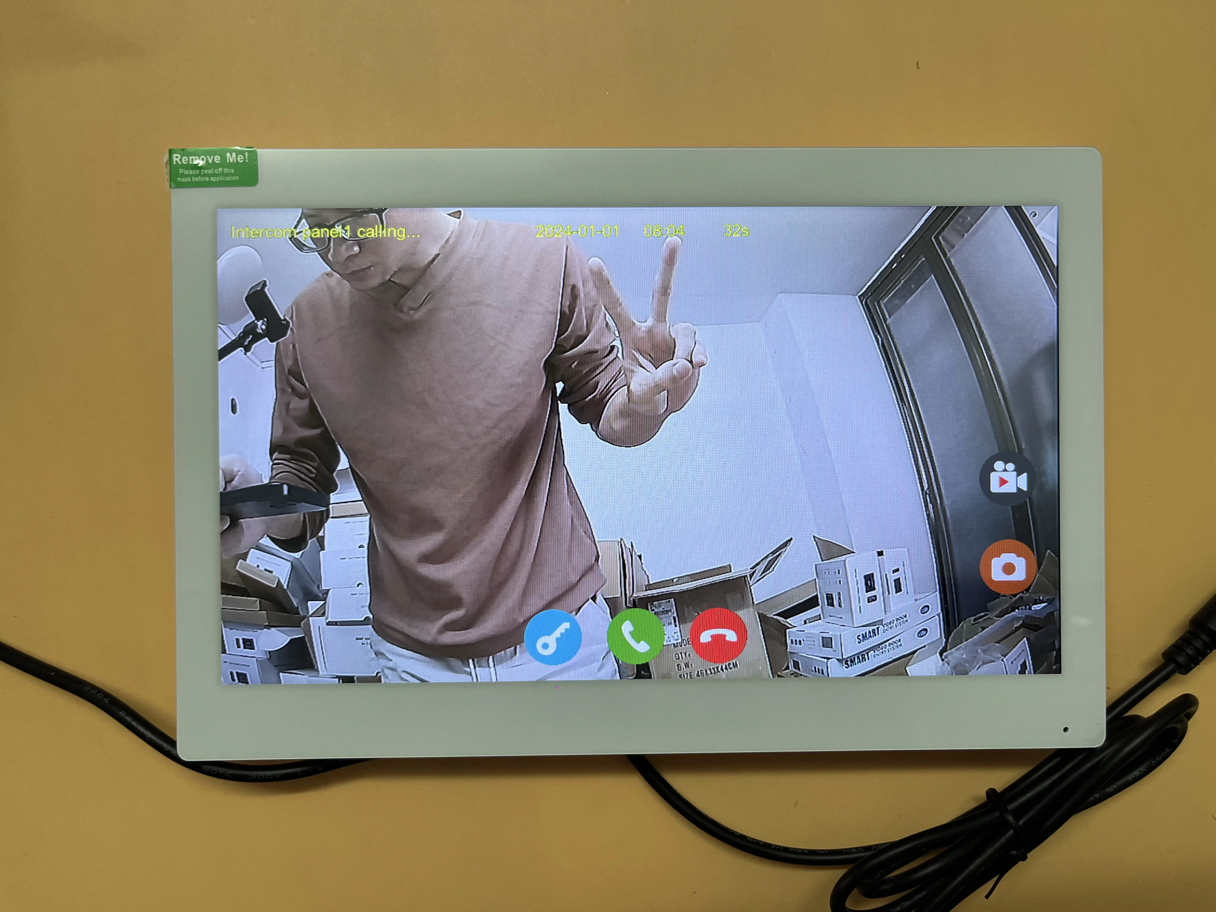 TUYA Wifi Video Doorbell System 1080P Doorphone Door RFID Unlock Camera 7 Inch 2 LCD Touch Screen, Video Intercom Access Control