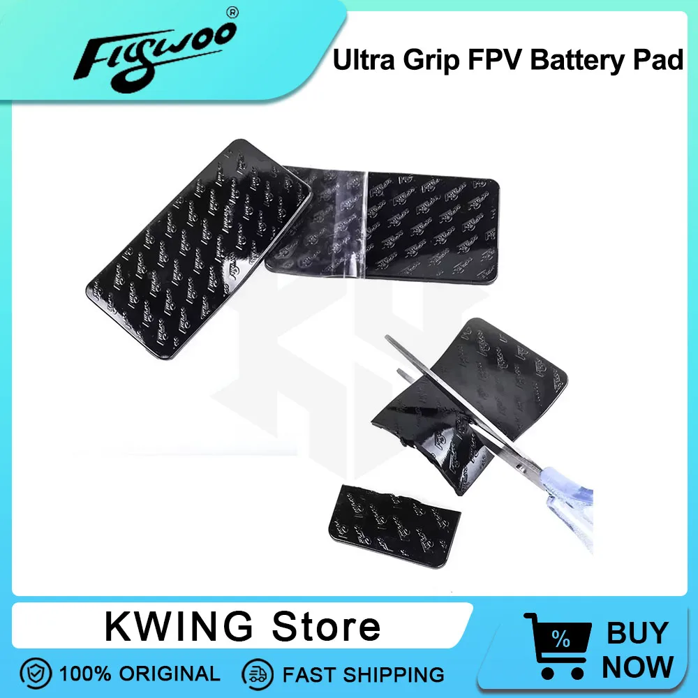 3PCS Flywoo Ultra Grip Fpv Battery Pad High Quality Sticky Battery Pad for FPV LIPO Battery