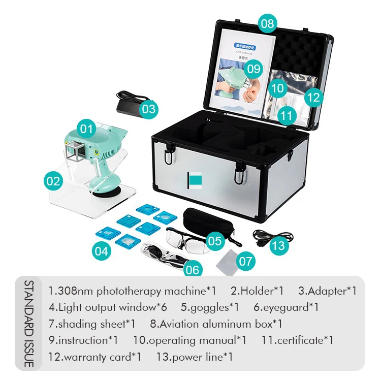 Ready to ship effective  treatment device phototherapy unit price uvb light for vitiligo psoriasis treatment