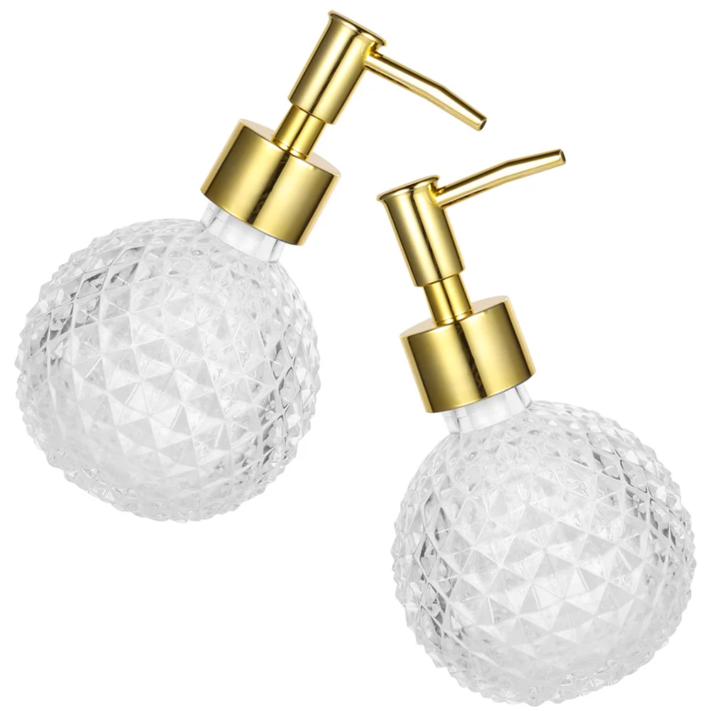 

2Pcs Press Type Soap Dispenser Long Time Use Perfect Capacity Home Hotel Gift Soap Dispenser with Pump