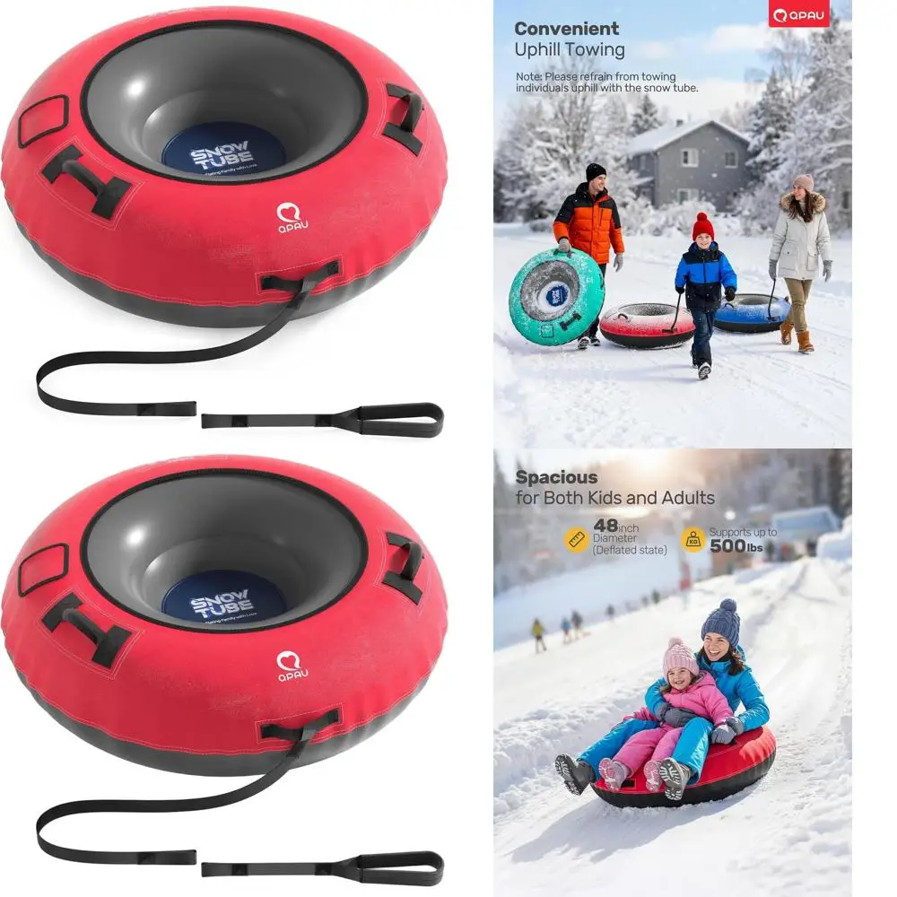 

Надувная снежная трубка с холщовым чехлом, 48, сверхмощная для детей и взрослых, зимние развлечения на свежем воздухе