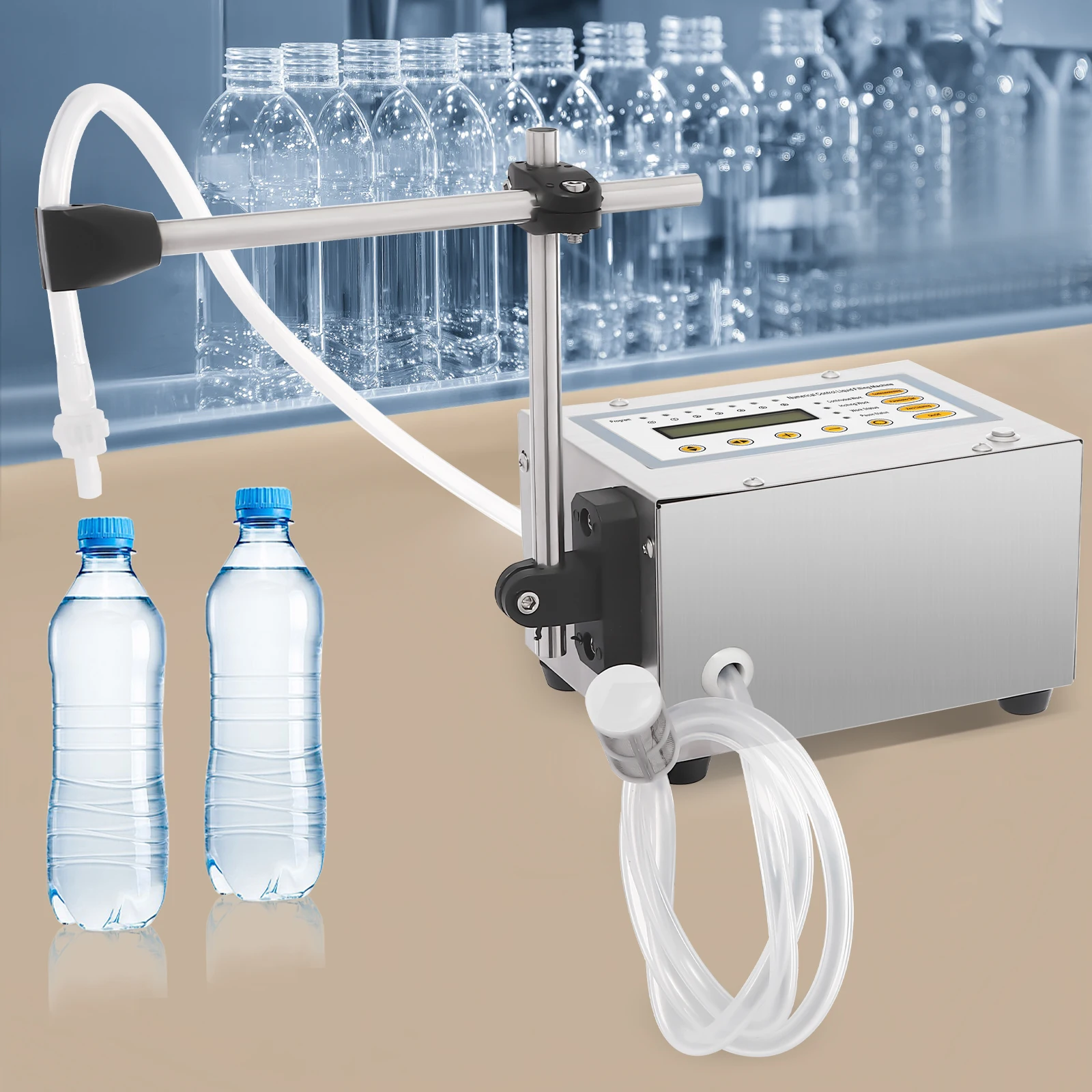 

Liquid Filling Machine Automatic Numerical Filler Digital Control Bottle Filling Machine with LED Display