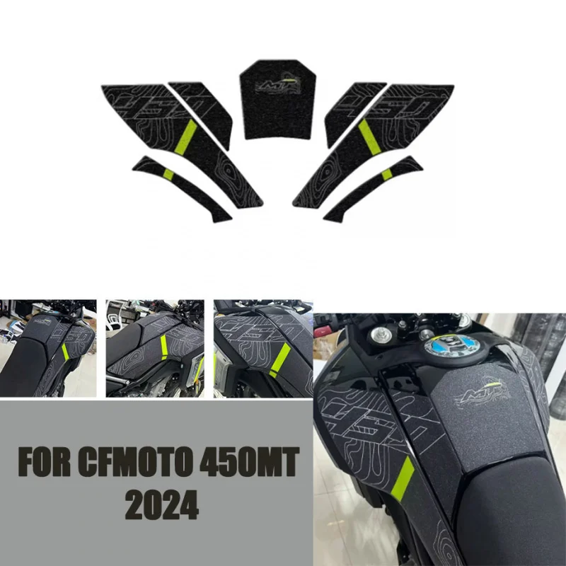 

For CFMOTO 450MT 450 MT 2024 2025 Tank Pad Sticker Motorcycle Fuel Tank Protection Decals