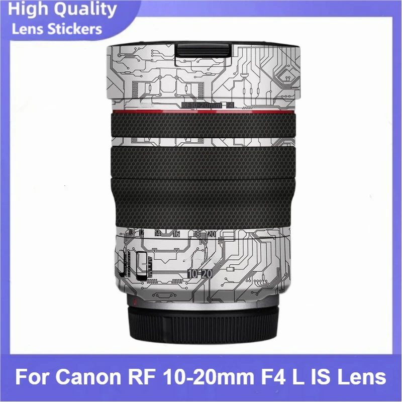 Autocollant pour objectif d'appareil photo Canon RF 10-20mm F4 L IS STM, film vinyle adh�sif 10-20 F4L F/4 RF10-20 RF10-20/F4