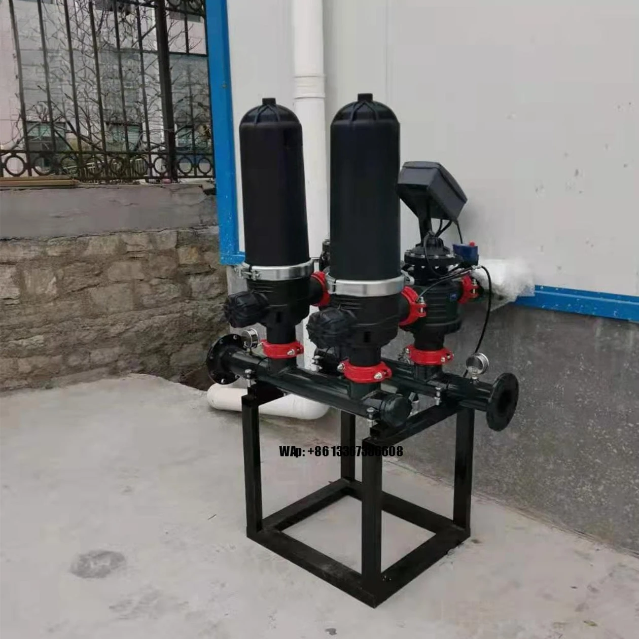 

Система автоматической обратной промывки фильтров для сельскохозяйственного орошения, 3 дюйма, 2 группы фильтров