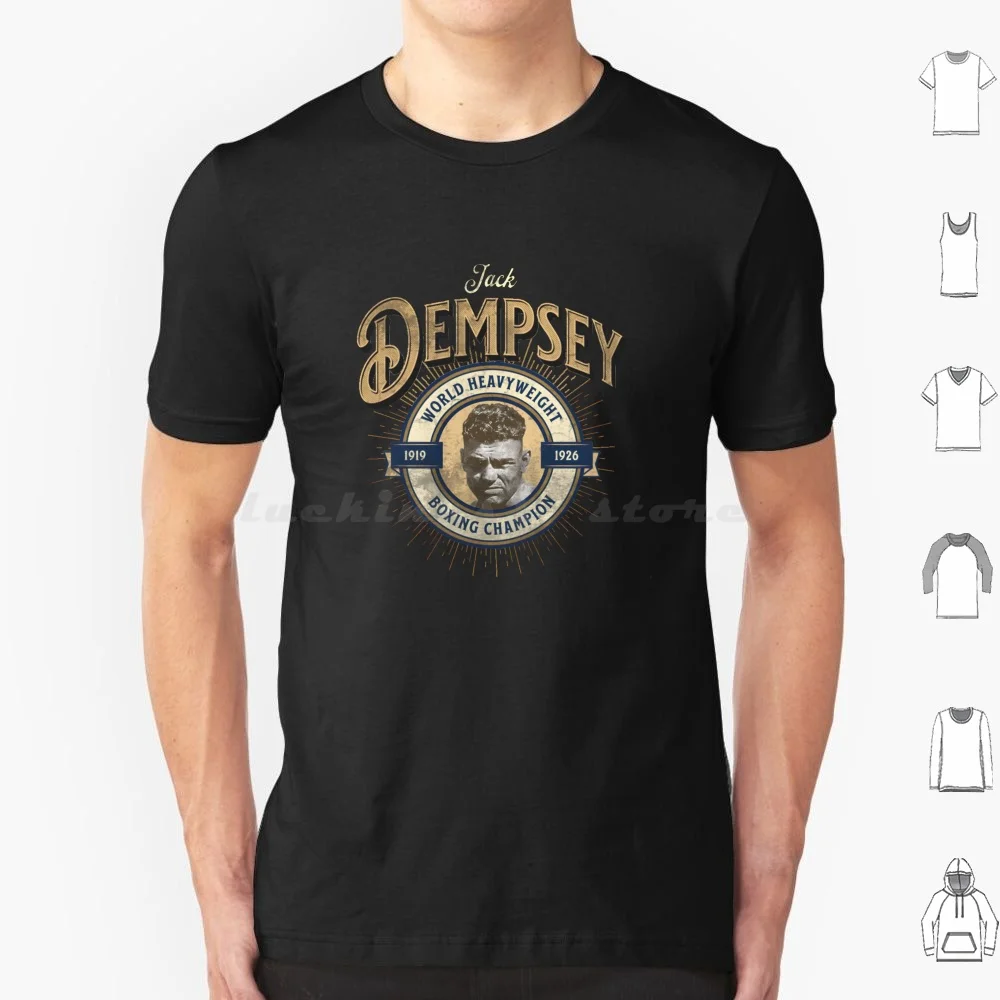Camiseta de Jack Dempsey 6xl, camiseta fresca de algodón, Jack Dempsey, boxeo, Dempsey, Boxer, Jack Legend, deportes, luchador, Knockout