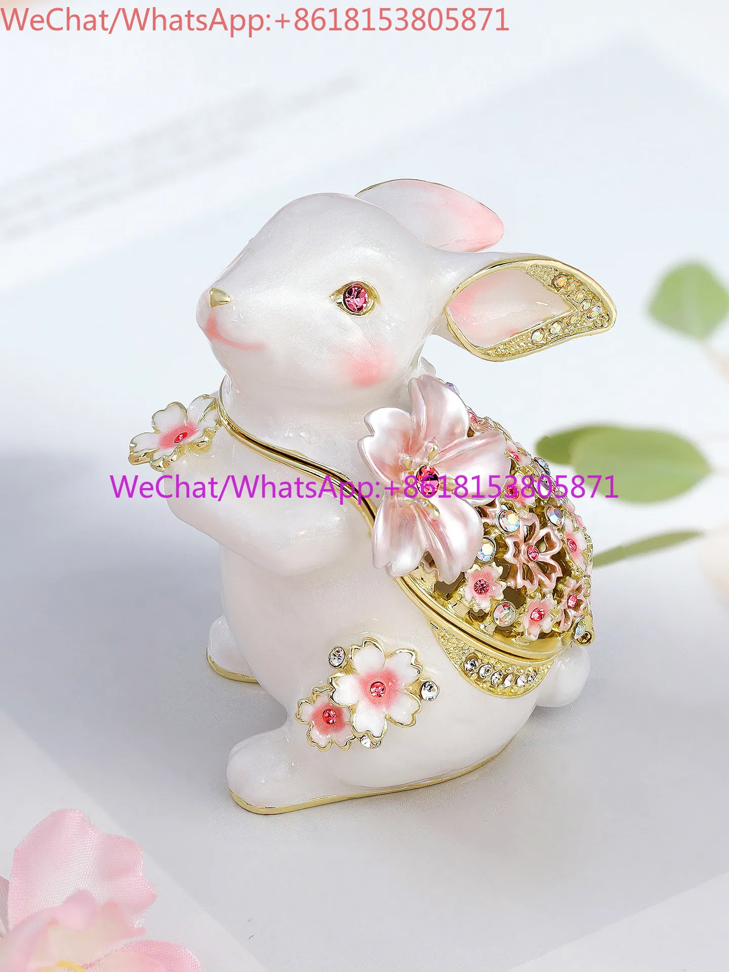High-end enamel jewelry storage marriage proposal ring box creative birthday gift