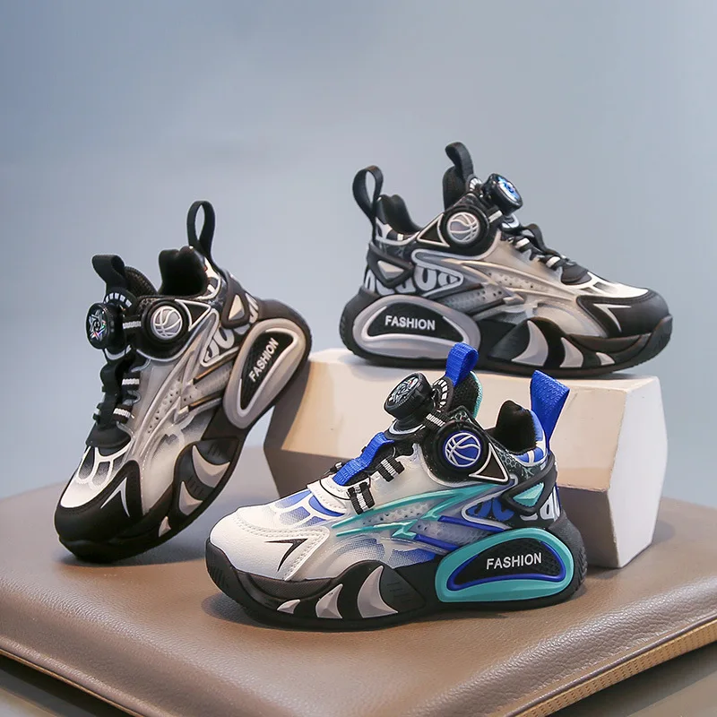 

Fashion Plus Size Boy Shoes2026spring New Sneakers Kids Simple Versatile Girls Casual Shoe Comfort Non Slip Boy Basketball Shoes