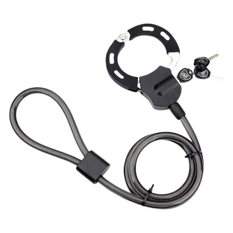 Anti-Theft Heavy Duty Security Lock Handcuff Lock for Scooters Bicycles Prams Scooter Bicycle Lock Chain Waterproof Combination