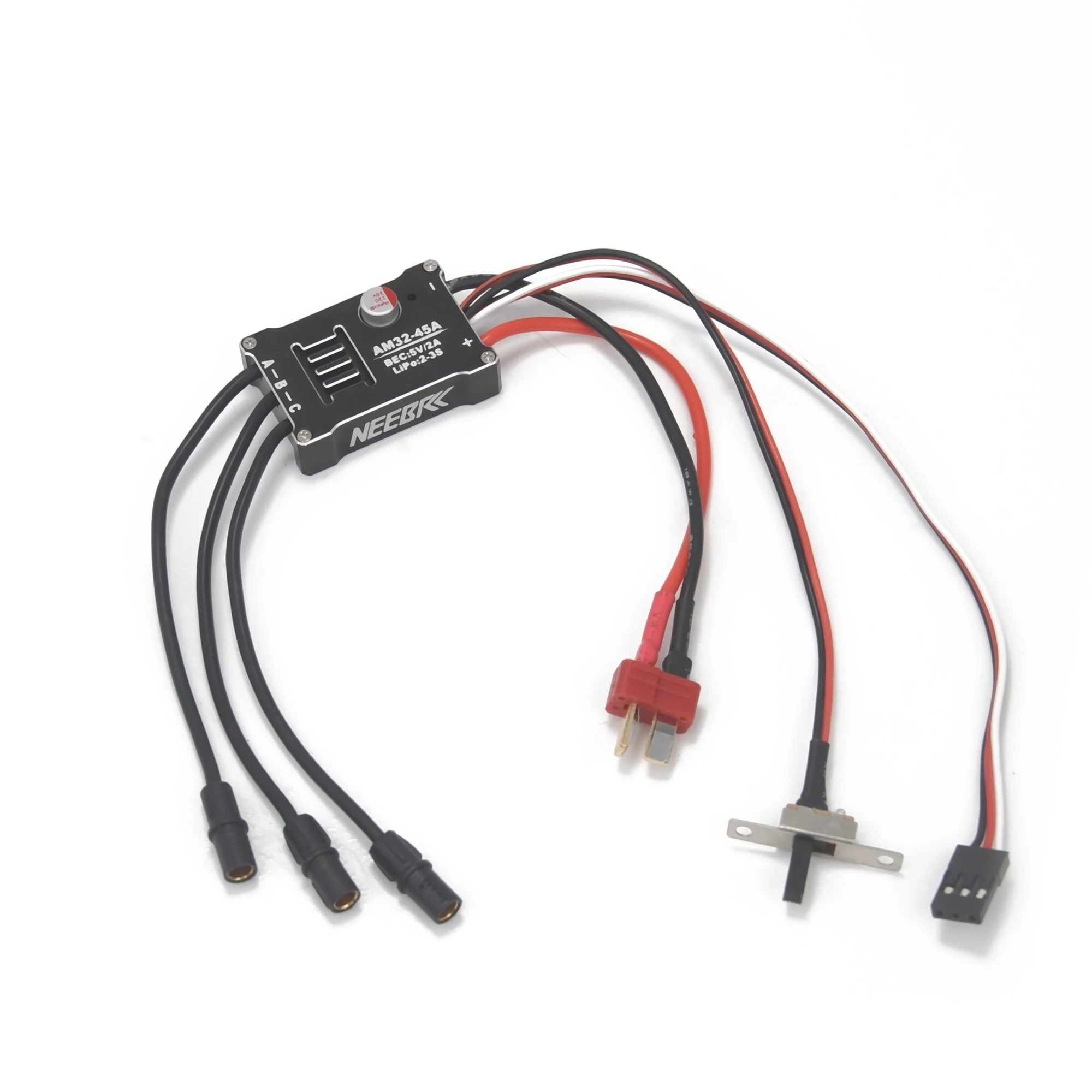NEEBRC  AM32 45A Brushless ESC Waterproof 2-3S for 1/12 1/18 RC Car MN82 MN99S MN168 MN78 2322 2204 2205 Motor Upgrade Toy Part