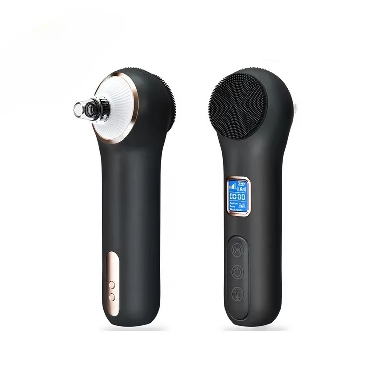 2-In-1 Facial Cleanser, Exfoliating Remover, Vacuum Deep Pore Cleaning, Cleansing Brush, Waterproof Cleansing Brush