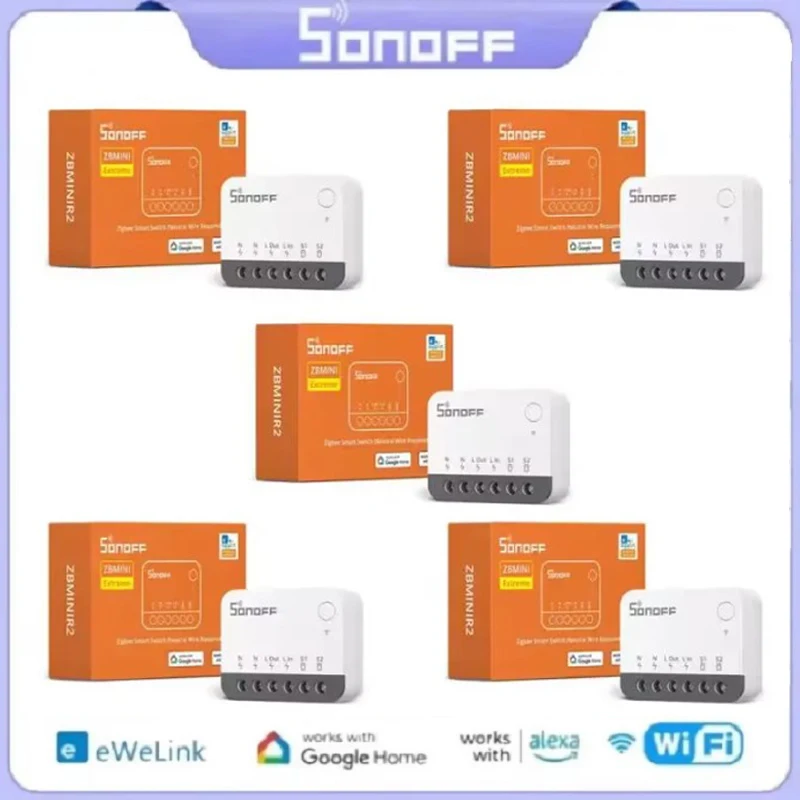 SONOFF ZBMINIR2 Extreme Zigbee Smart Switch Detach Relay Remote Group Control via eWeLink Support Zigbee 3.0 Gateway Hubs