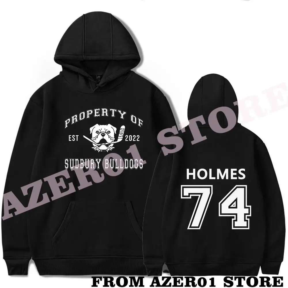 Shoresy Holmes 77 Bulldogs Hockey Jersey Merch Hoodies Winter Men/Women Hooded Sweet Streetwear LongSleeve New Logo Sweatshirt