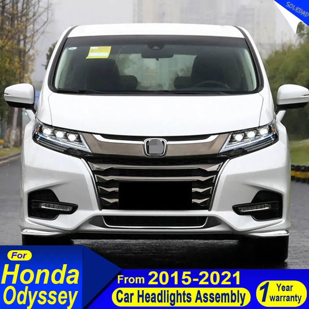 

For Honda Odyssey 2015-2021 full LED Lexus style Assembly Upgrade High Configure Projector Lens Car Headlights Accessories