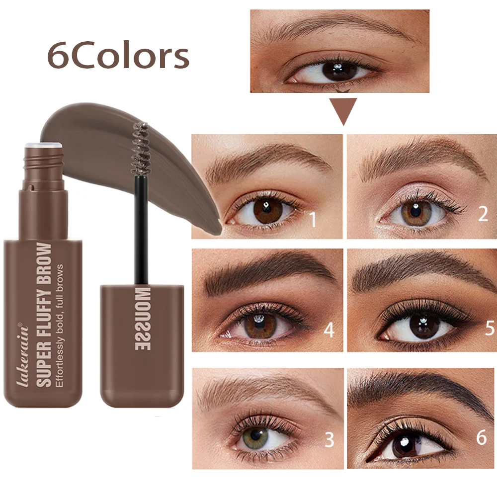 Superfluff Volumizing Brow Mousse Tint für Augenbrauen, getöntes Augenbrauengel, braun, langlebig, wasserfest, Augenbrauen-Tattoo-Farbstoff, Kosmetik Maybellinemakeup
