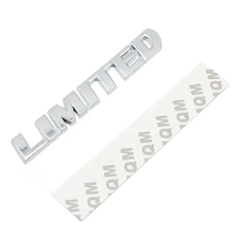 Chrome Black Limited Letters Rear Trunk Fender Emblem Badge Sticker Decals For Toyota Highlander Tacoma Tundra Car Accessories - view 4