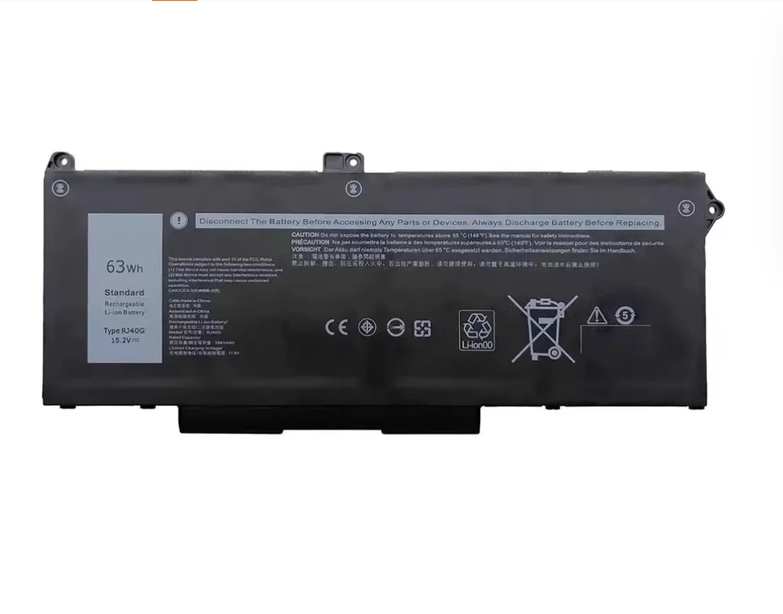 

DODOMORN 63wh RJ40G Laptop Battery For Dell Latitude 14 5420 5520 15 3560