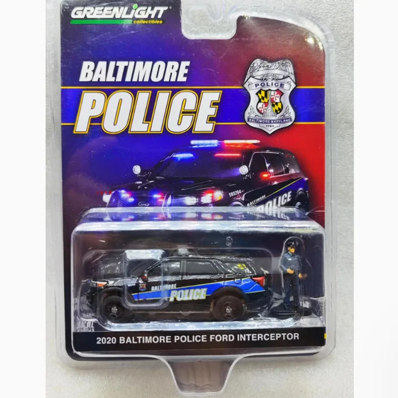 

Литой под давлением Greenlight, масштаб 1:64, 2020, детективный сплав, имитация модели автомобиля, статическая коллекция, украшенные праздничные подарки, игрушки