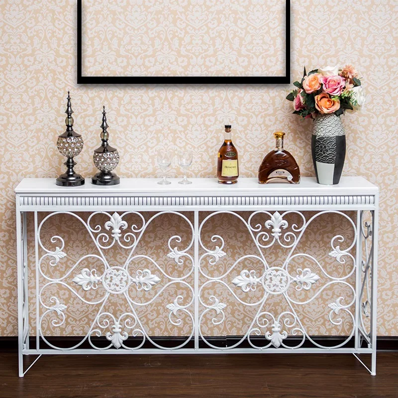 

Furniture for small-sized apartments Table Narrow Aisle Cabinet American Radiator Above Shield Decorative Shelf