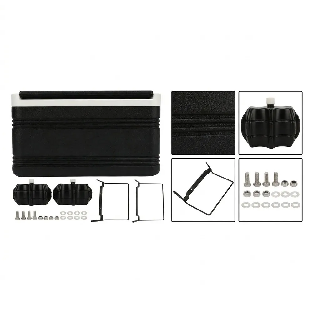 8L Portable Ice Cooler With Mounting Bracket For Golf Cart Handcart Long Lasting Insulation For Hot Cold Storage Box Outdoor