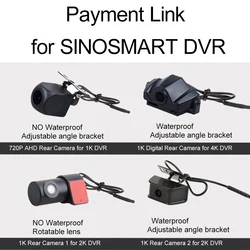 NOT Single Selling!! Extra Payment Link for Rear Camera of SINOSMART Wi-Fi DVR