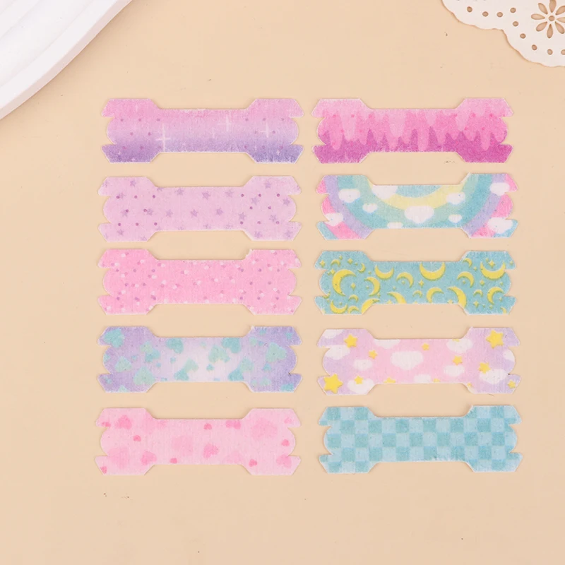 Bandes nasales Anti-ronflement colorées pour enfants, 10 pièces, aide à la respiration pour garçons et filles, bande nasale hypoallergénique, imprimés d'animaux amusants pour mieux