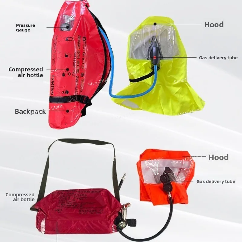 Engine Hood Emergency Escape Breathing Apparatus for Firefighting Equipment and Accessories