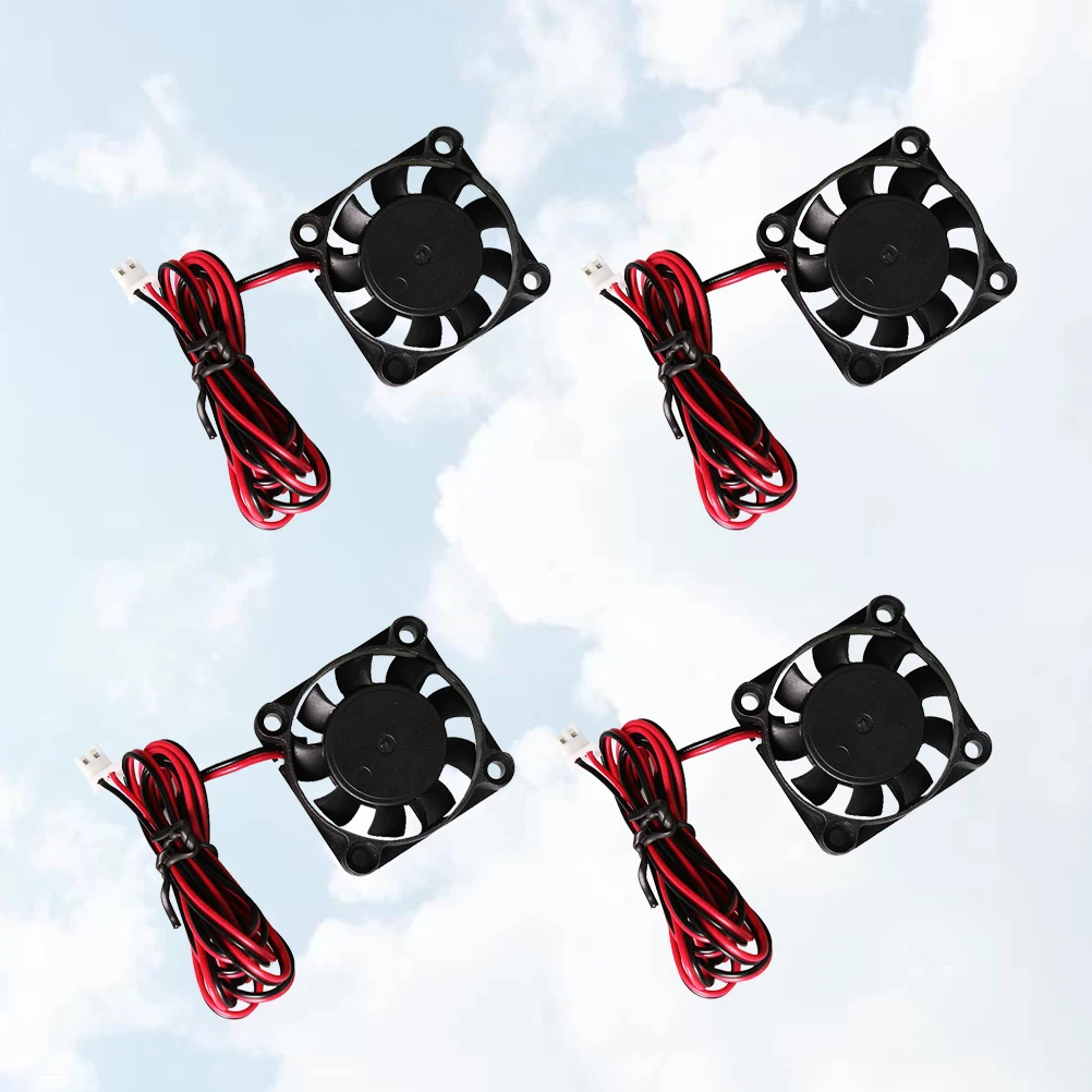 

4pcs Cooling Fan Industrial Blower Accessories High Quality Material Large Airflow 3D Printer Parts