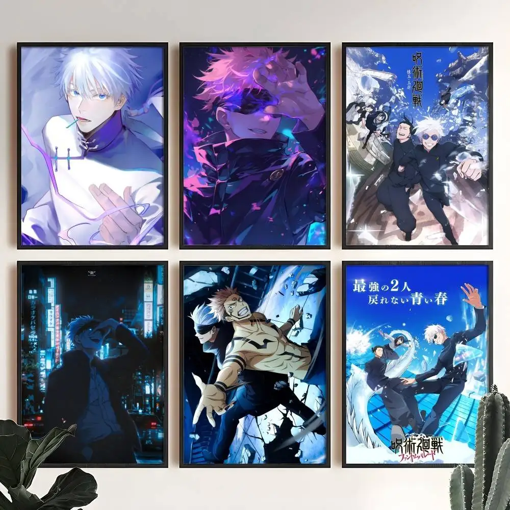 

Hot Anime J-Jujutsu KaisensS Poster Wall Art Print Art Suitable For Living Room Bedroom Bar Parlor Home Decoration Gift