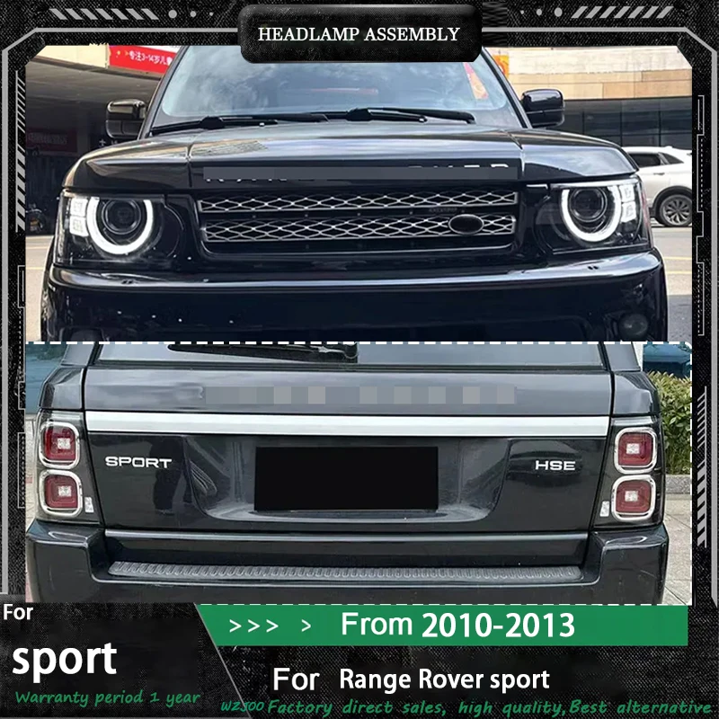 

Car Light Assembly LED Headlight Front Headlamp+Taillight For Land Rover Range Rover Sport L320 2010-2013 Automotive Accessories