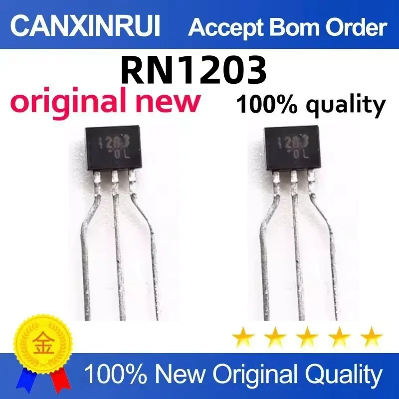 (10-300piezas)Brand new original RN1203 TO-92S transistor spot chip IC one start
