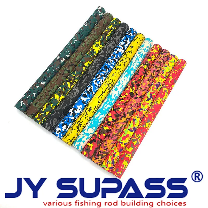 JY SUPASS  Camo Handle fishing rod custom Handmade Grips  for rod building camo EVA grips wholesale