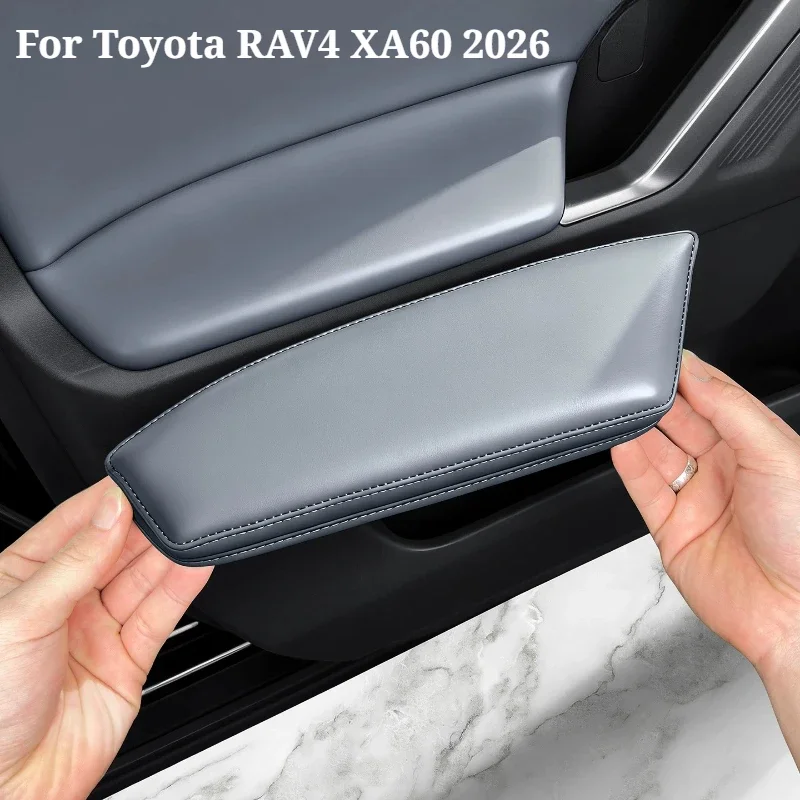 Poduszka na podłokietnik drzwi samochodowych do Toyota RAV4 XA60 2026, skórzana podkładka pod podłokietnik, podwyższająca, akcesoria do dekoracji wnętrza