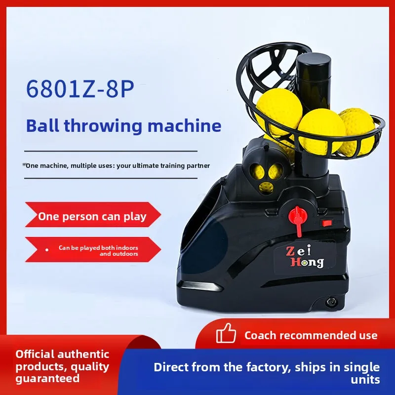 PU Foam Baseball Indoor and Outdoor Playable Automatic Adjustment Bat Softball Single Sparring Throwing Machine