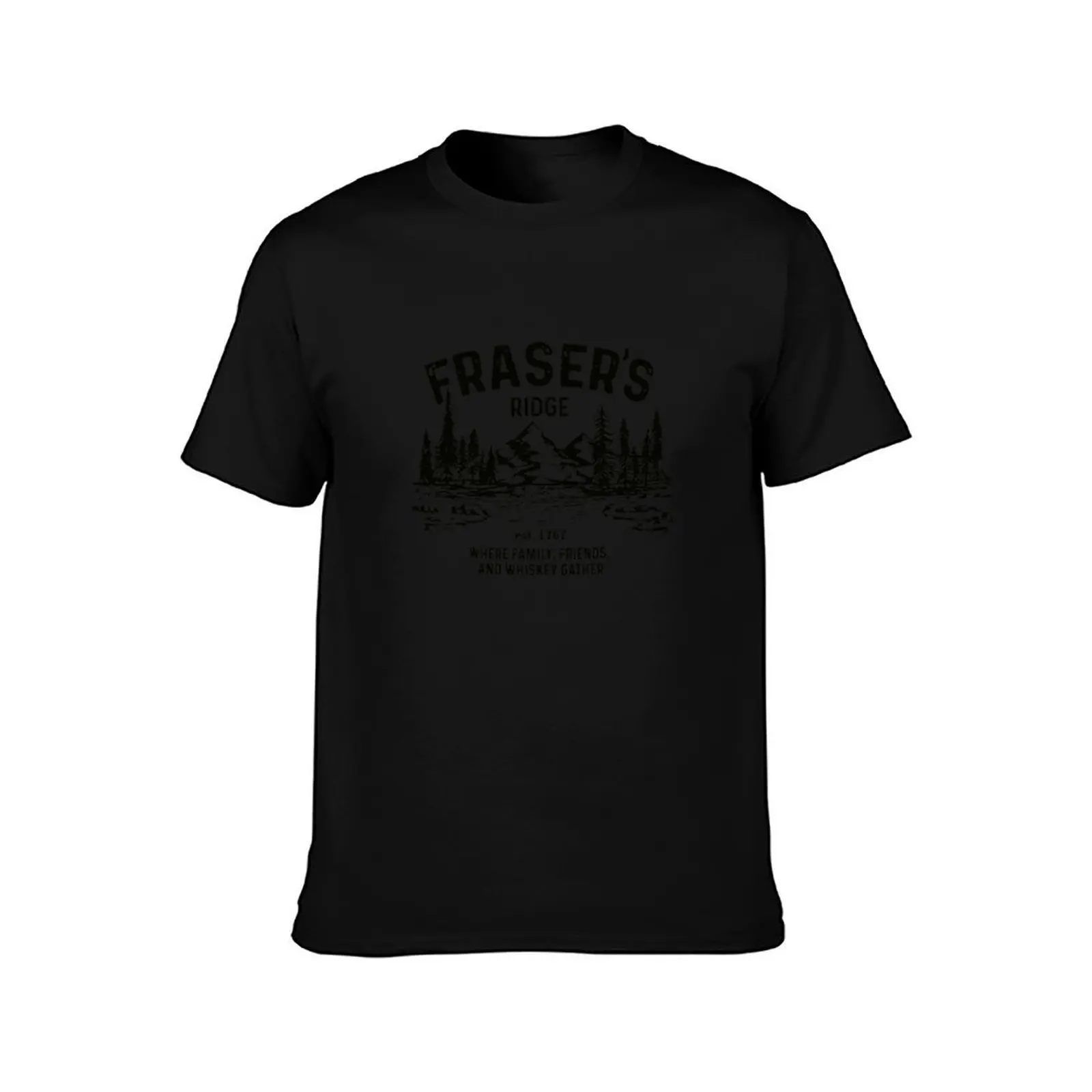 Fraser’s Ridge Outlander T-Shirt Summer Casual Cotton Tee Oversized Streetwear Tops Vintage Graphic Print Unisex Men Women