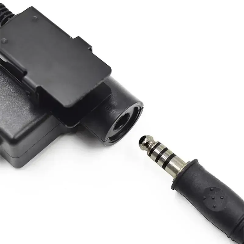 Taktische u94 ptt kabel stecker headset adapter für kenwood baofeng UV-5R UV-5RE plus BF-888S UV-6R h777 walkie talkie ham radio