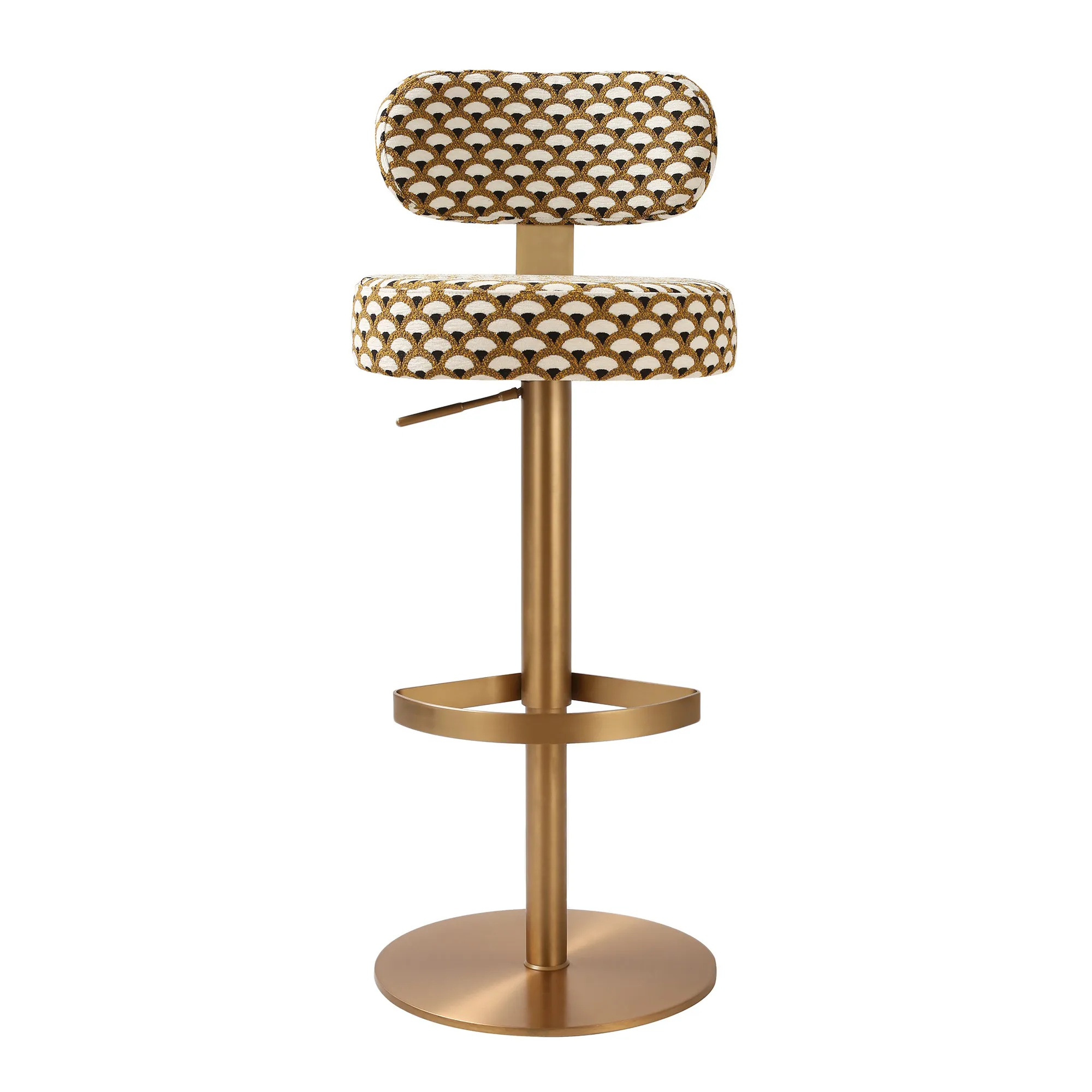 Luxury Relaxing Accessories Bar Chair Retro Comfortable Elegant Bar Chair Nordic Metal Outdoor Chaise Velours Hotel Furniture