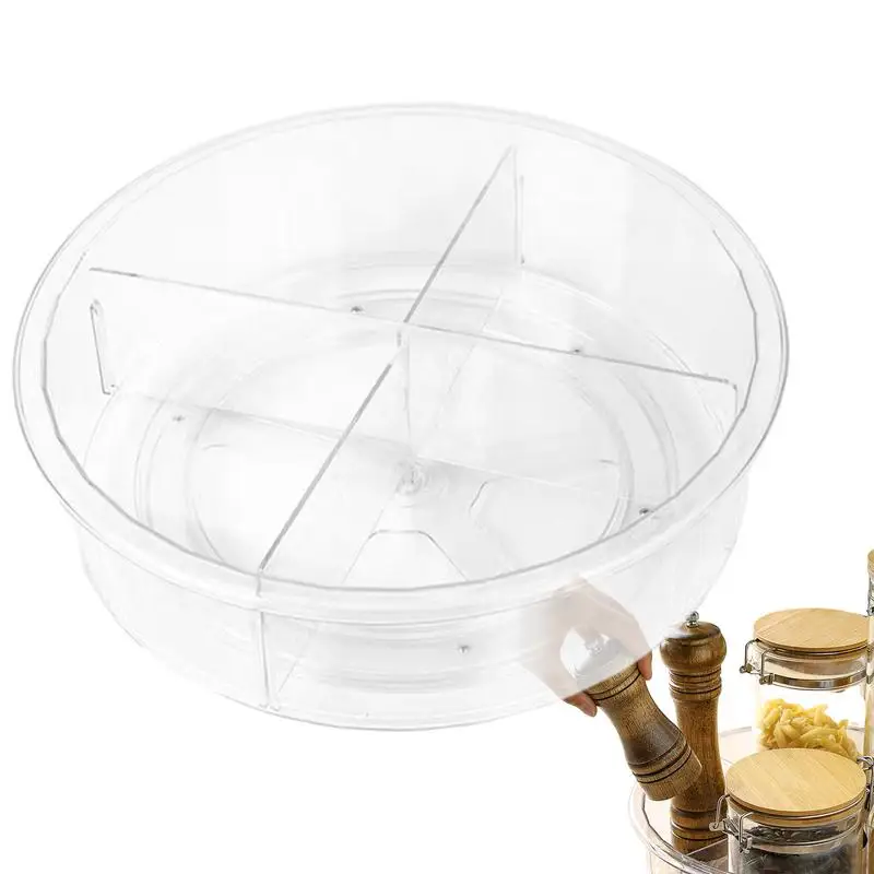 

Rotatable Organizers Rotating Cylindrical Organizers With Multi Compartments Tabletop Organizers For Spices Cosmetics Beverages