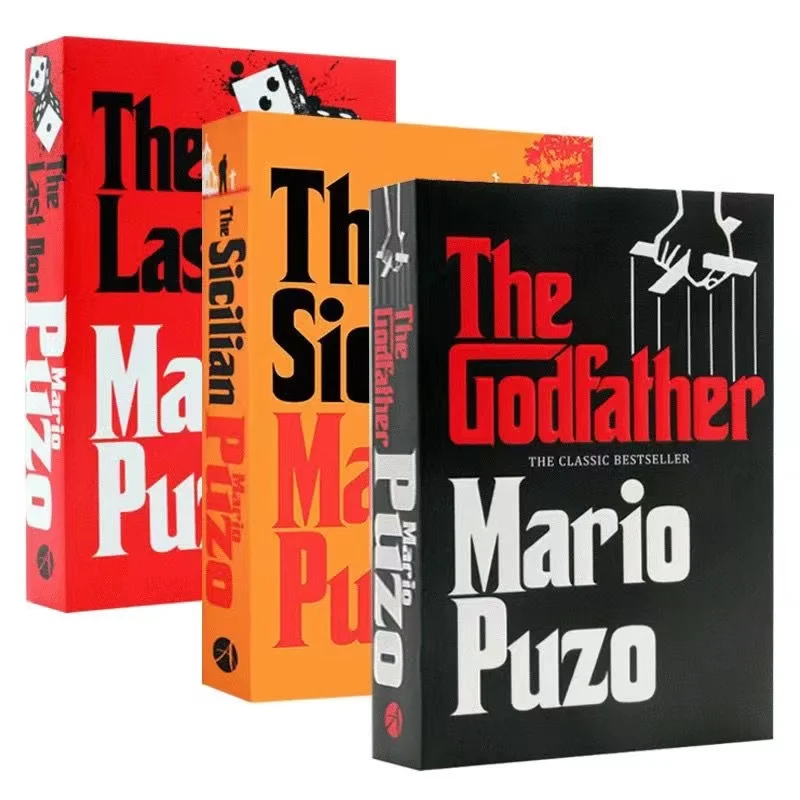 

3 Books/Set The Godfather Last Don Sicilian Mario Puzo Original English Novel The Original Novel Of The Godfather Bestsellers